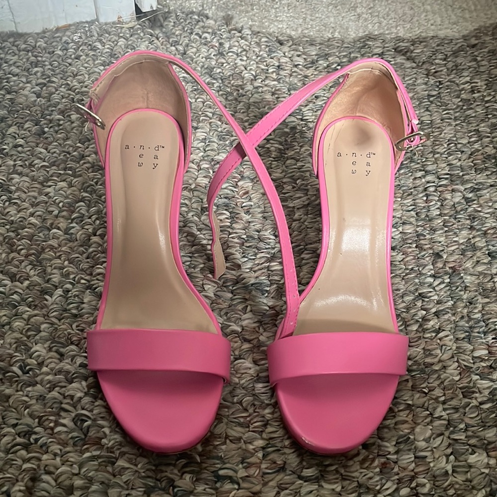 Pink heels